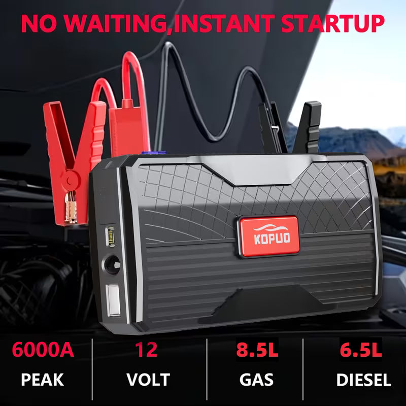 RoadShield™ Smart Jump Starter Pro - 6000A