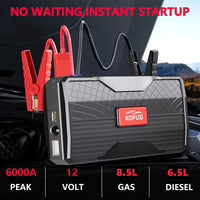 RoadShield™ Smart Jump Starter Pro - 6000A