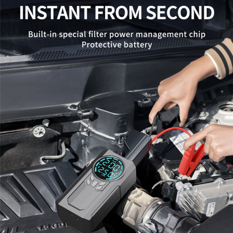 RoadShield™ 3-in-1 Emergency Jump Starter & Tyre Inflator - My Store
