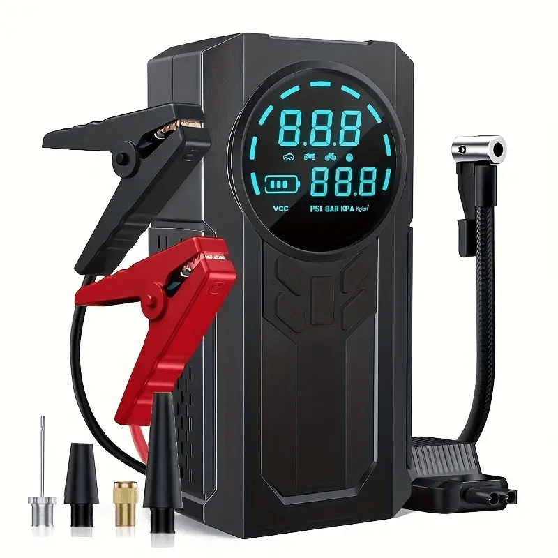 RoadShield™ 3-in-1 Emergency Jump Starter & Tyre Inflator - My Store