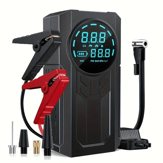 RoadShield™ 3-in-1 Emergency Jump Starter & Tyre Inflator - My Store