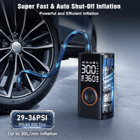 RoadShield™ Smart Portable Tyre Inflator Pro | 150 PSI Cordless Air Compressor - My Store