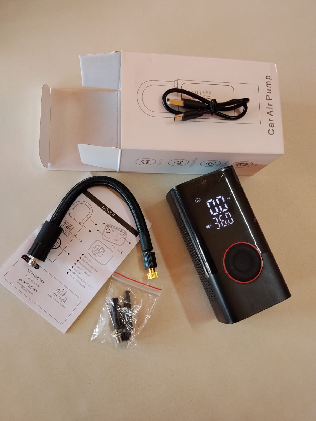 RoadShield™ Smart Portable Tyre Inflator Pro | 150 PSI Cordless Air Compressor - Roadshield