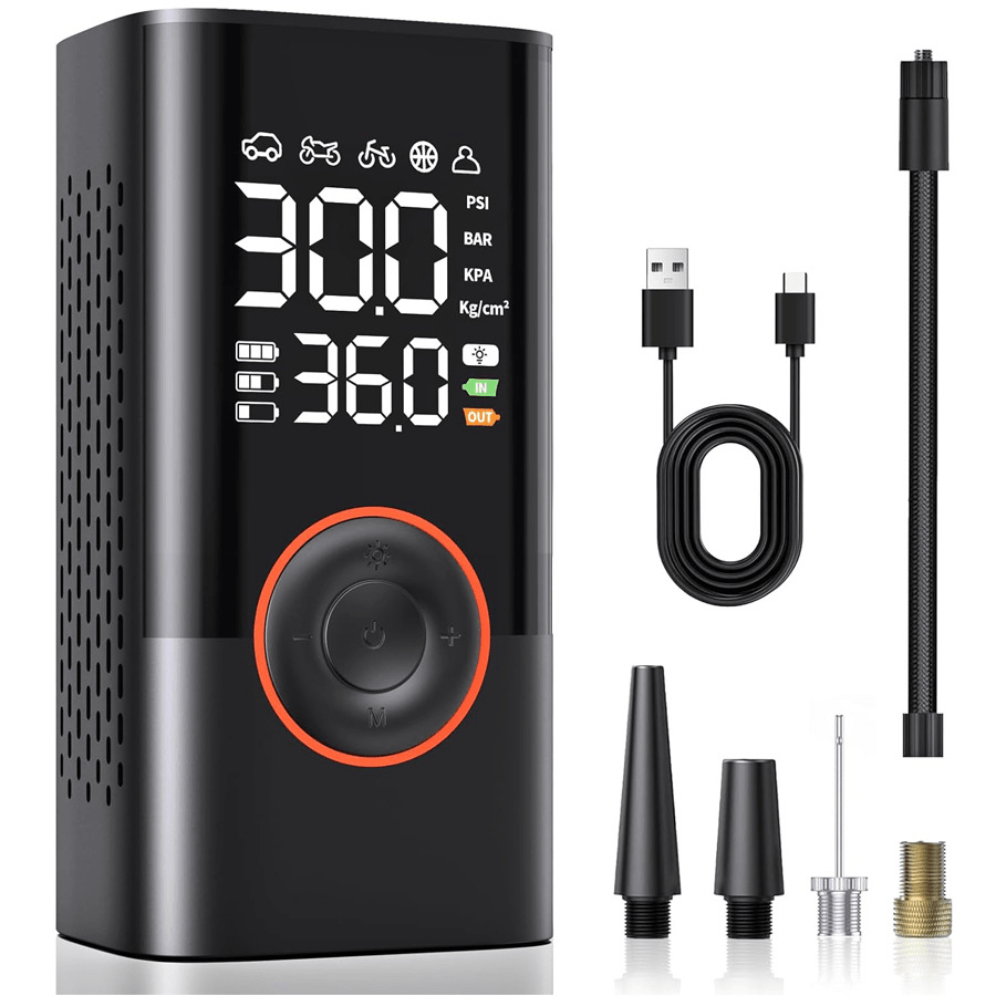 RoadShield™ Smart Portable Tyre Inflator Pro | 150 PSI Cordless Air Compressor - My Store
